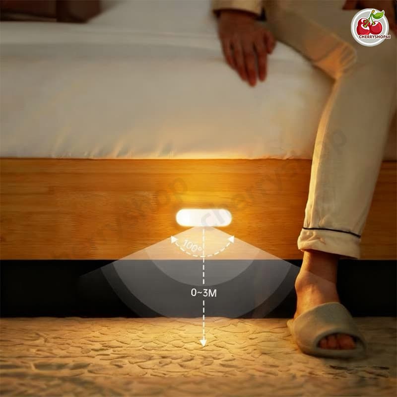 ไฟเซนเซอร์แบบแท่ง ไฟกลางคืน LED ชาร์จได้ ตรวจจับการเคลื่อนไหว ติดแม่เหล็ก ใช้ได้ทุกที่ รูปที่ 7
