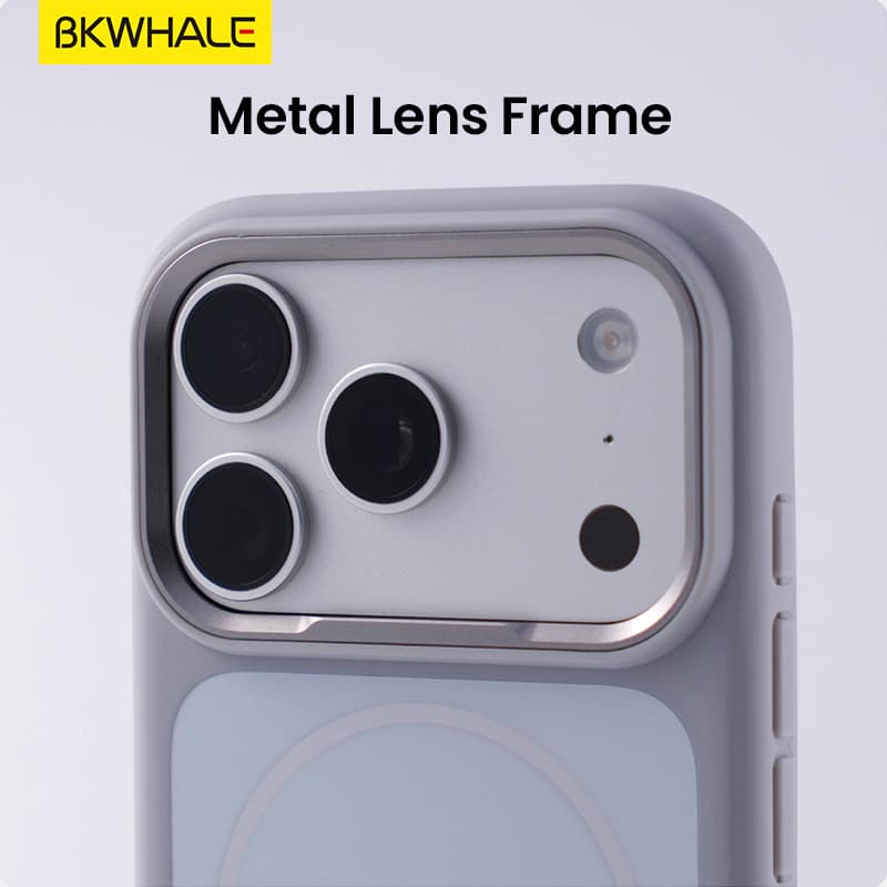 BKWHALE Magnetic Matteกันกระแทกเคสโทรศัพท์สําหรับiPhone 17 Pro Maxขอบซิลิโคนอ่อนนุ่ม + Hrad PCปกหลังสําหรับiPhone 17Airพรีเมี่ยมกันกระแทกป้องกันปลอก รูปที่ 5