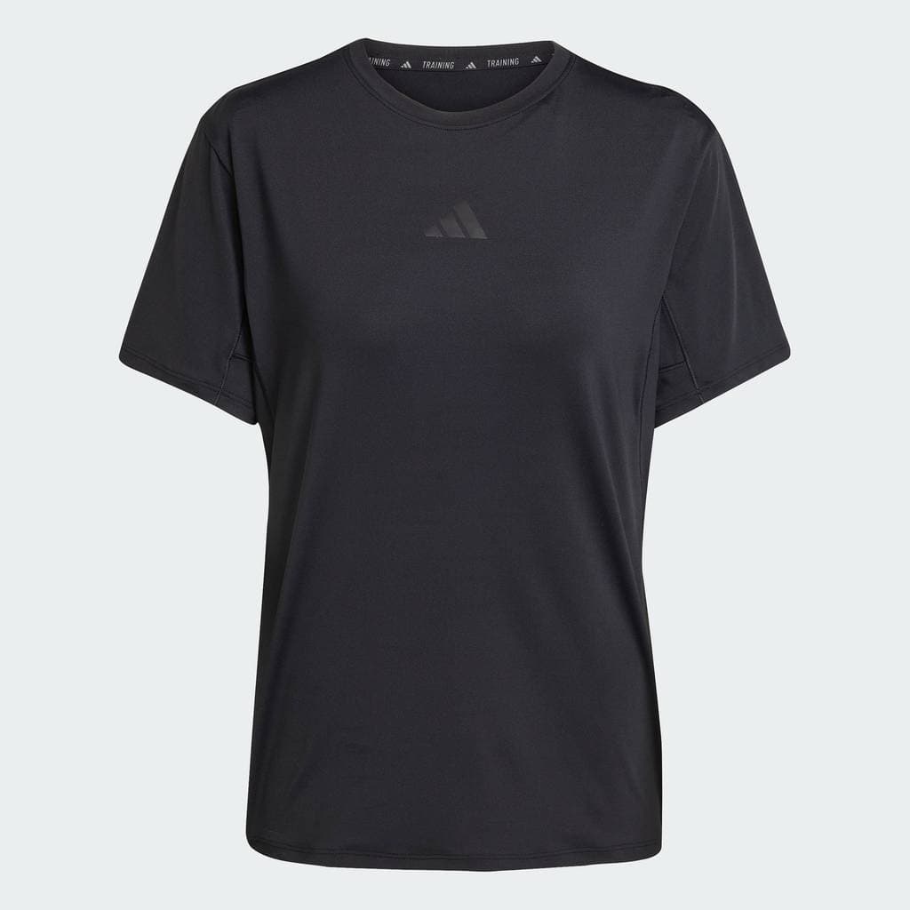 adidas Gym & Training เสื้อยืด Designed For Training Go To ผู้หญิง สีดำ KB5676 รูปที่ 5