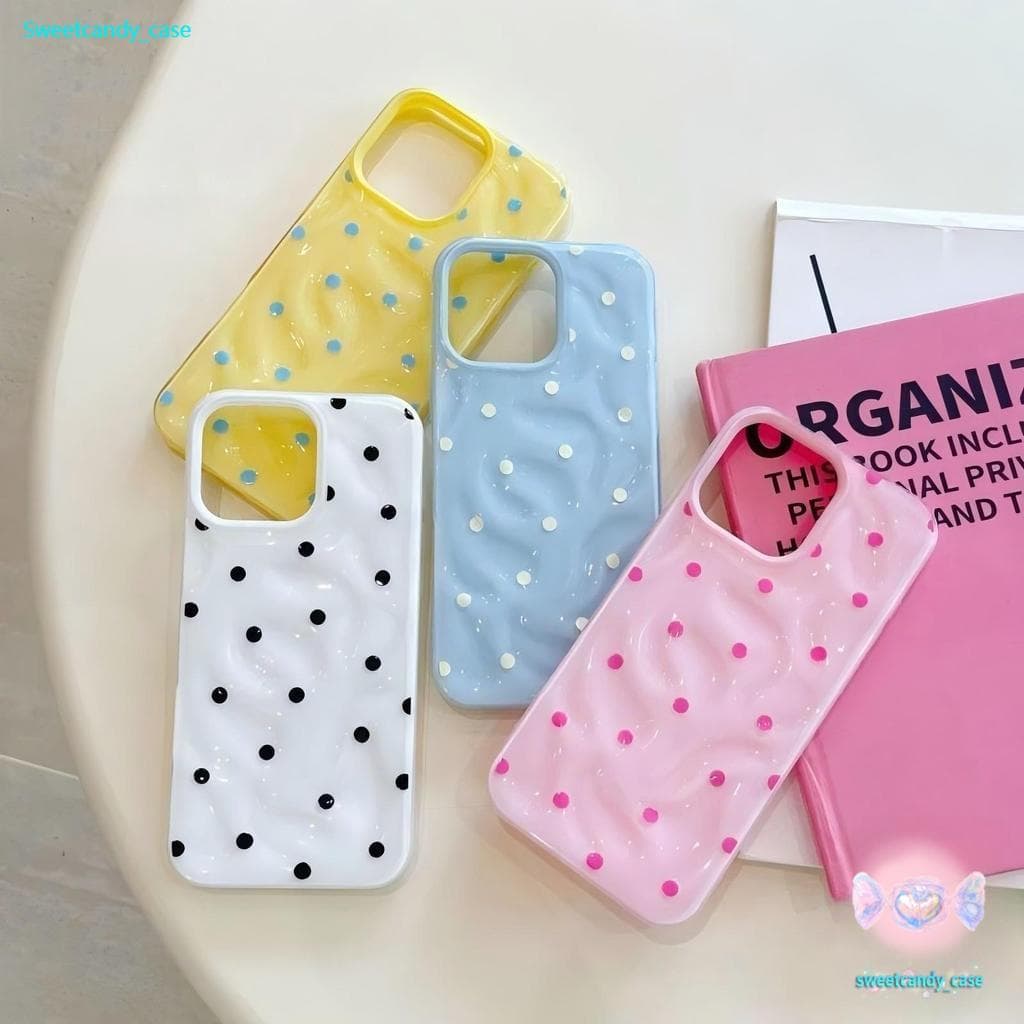 เคสของมาใหม่ เคสสำหรับไอโฟน17 ลายจุดสีสันสดใส เคสนิ่มครอบอุกกาบาต For IPhone17 16Pro MAX 11 12 13 6/7/8 14 15PLUS XR XS รูปที่ 2