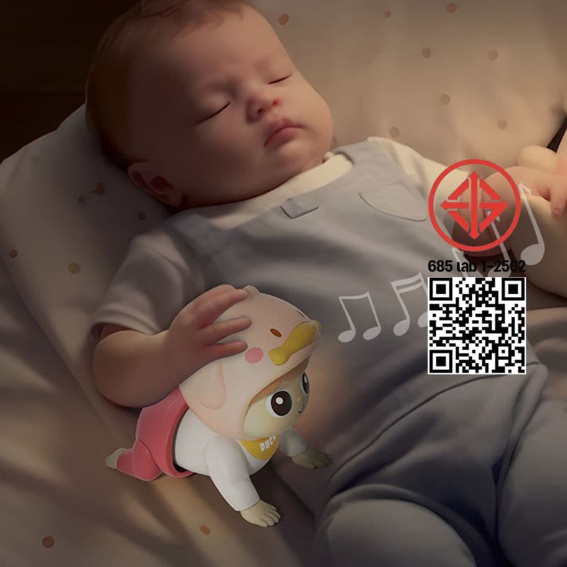 Berma Baby ตุ๊กตาฝึกคลาน ตุ๊กตามีเสียง ของเล่นเสริมพัฒนาการ ตุ๊กตาทารก เรียนรู้การพูด มีดนตรี รูปที่ 7