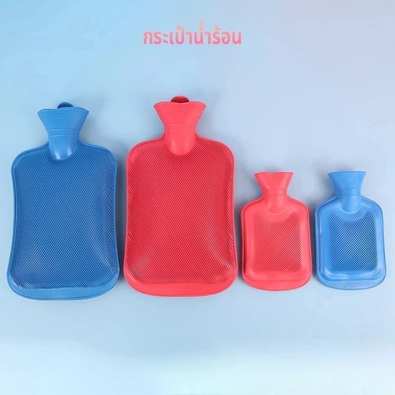 COD กระเป๋าน้ำร้อนใบใหญ่ ประคบท้อง ขนาด2,000 มล. ประคบอุ่น อยู่ไฟ ประคบท้องประจำเดือน สีเขียว สีน้ำเงิน รูปที่ 5