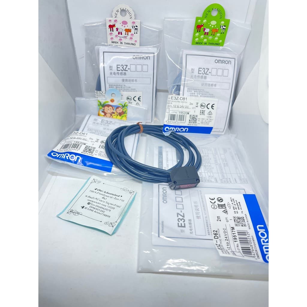 แท้ Photoelectric Sensor E3Z-D61,E3Z-D62 E3Z-D81,E3Z-D82 ของแท้ ที่ไทย มือ1 รูปที่ 5