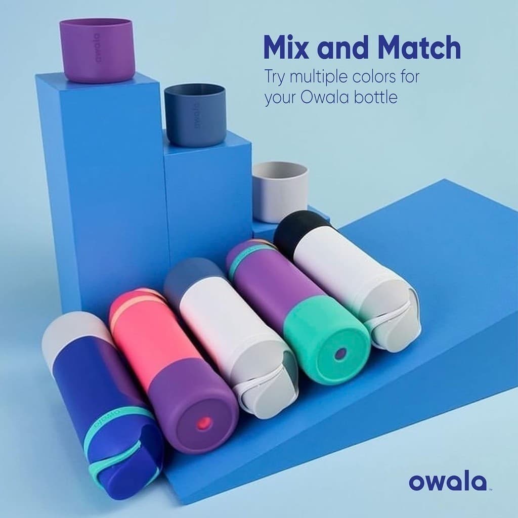 Owala FreeSip 16oz Protective Boot - ฝาครอบฐานดูดซับแรงกระแทก, การออกแบบกันลื่น, อุปกรณ์เสริมอย่างเป็นทางการ รูปที่ 3