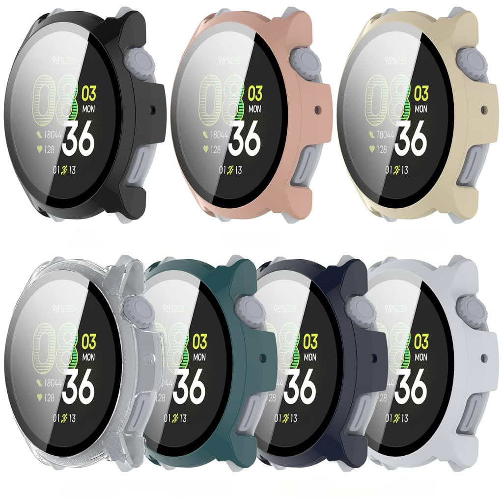 เคสป้องกันสําหรับ for COROS PACE 4 Watch Shell PC Screen Protector กระจกนิรภัยเต็มรูปแบบกรอบขอบ รูปที่ 3