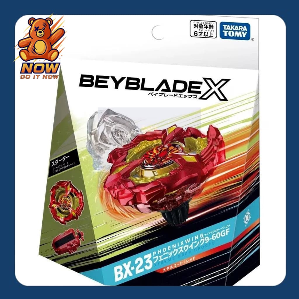 Beyblade X BX-23 Phoenix Wing 9-60GF – ร้าน NOW ดินสอ รูปที่ 1