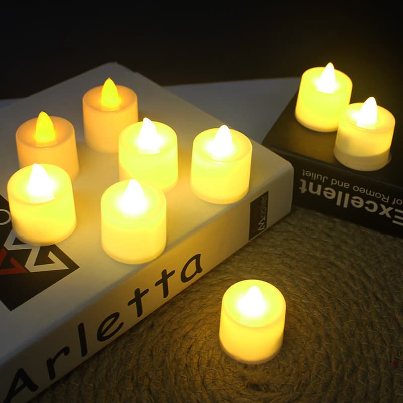 COZII litai เทียน led เทียนปลอม เทียนไฟฟ้า แถมถ่านในตัว เทียนอิเล็กทรอนิกส์ตกแต่งห้อง รูปที่ 8