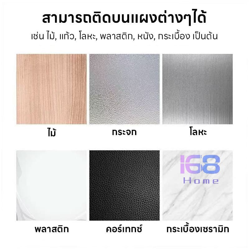 168HOMEที่จัดเก็บสายข้อมูล ที่ยึดสายชาร์จ อุปกรณ์จัดการสายบนโต๊ะ ทำติดตั้งแน่นด้วยแรงดูดสูง เครื่องมือจัดสายแบบคลิป รูปที่ 5