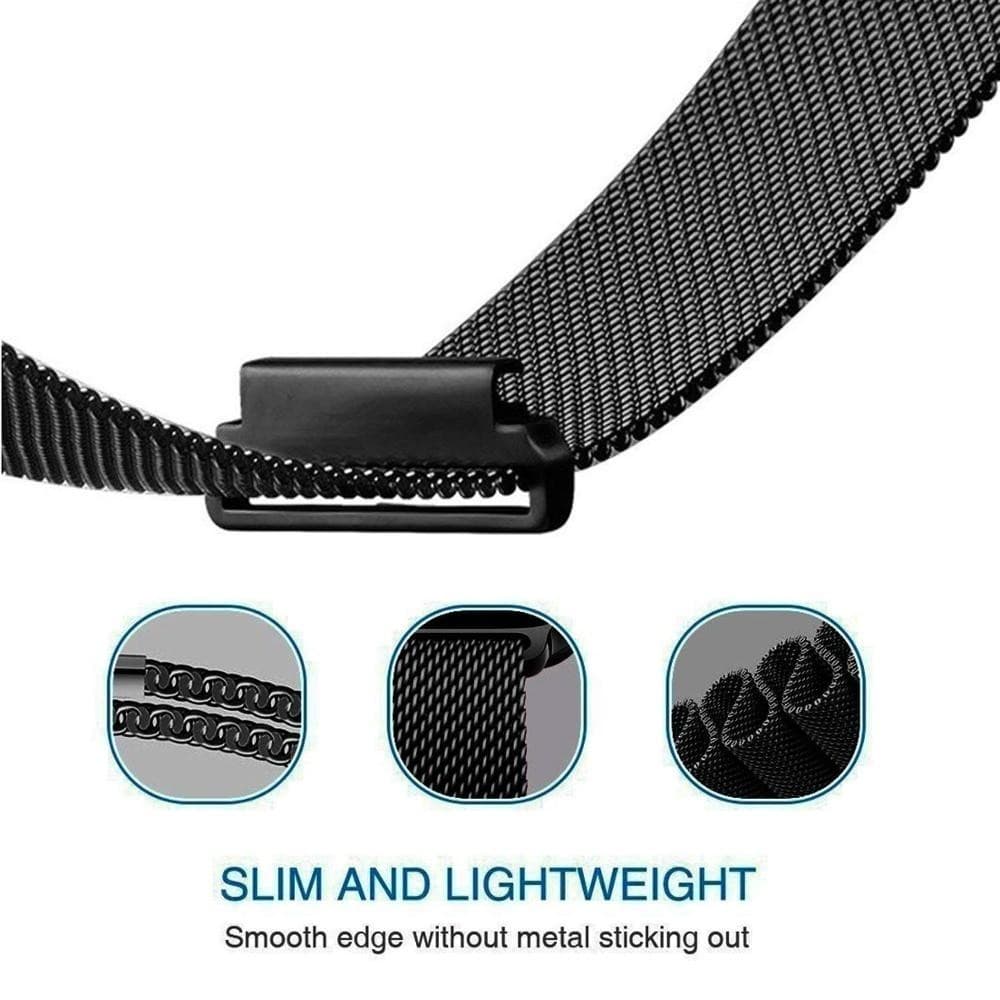 20mm 22mm สายรัดแม่เหล็ก Milanese Loop for Amazfit Bip 6 5 สายรัดโลหะ for Redmi Watch 5 Active 5 Lite /Huawei /Garmin รูปที่ 3