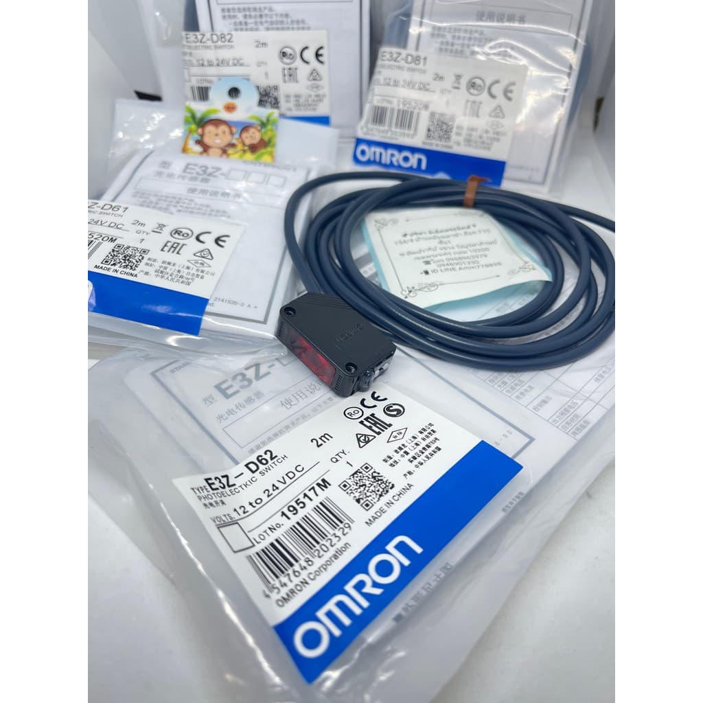 แท้ Photoelectric Sensor E3Z-D61,E3Z-D62 E3Z-D81,E3Z-D82 ของแท้ ที่ไทย มือ1 รูปที่ 2