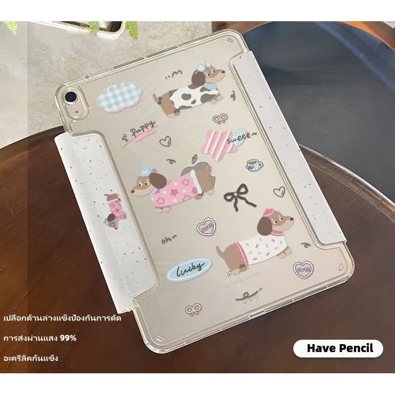 ส่งจากไทย เคสสำหรับไอแพด case ปกหนัง Gen10/11 Air4/5/6/7 M3 Mini6/7 Pro11 A16Y-พับสําหรับipadกรณี. รูปที่ 7