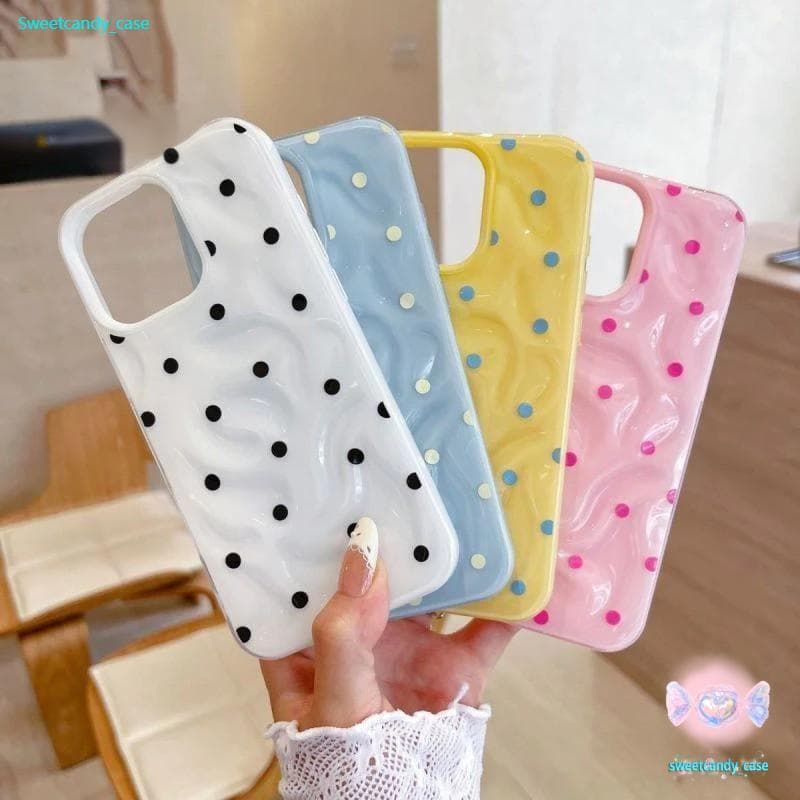 เคสของมาใหม่ เคสสำหรับไอโฟน17 ลายจุดสีสันสดใส เคสนิ่มครอบอุกกาบาต For IPhone17 16Pro MAX 11 12 13 6/7/8 14 15PLUS XR XS รูปที่ 1