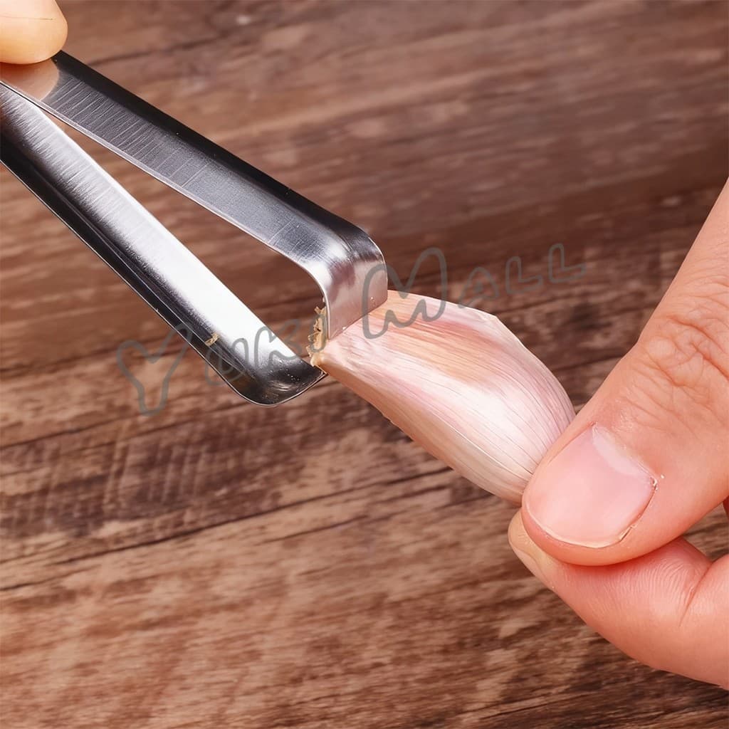 Yuki แหนบปอกเปลือกหอม กระเทียม อุปกรณ์ปอกกระเทียม Garlic Peeler รูปที่ 6