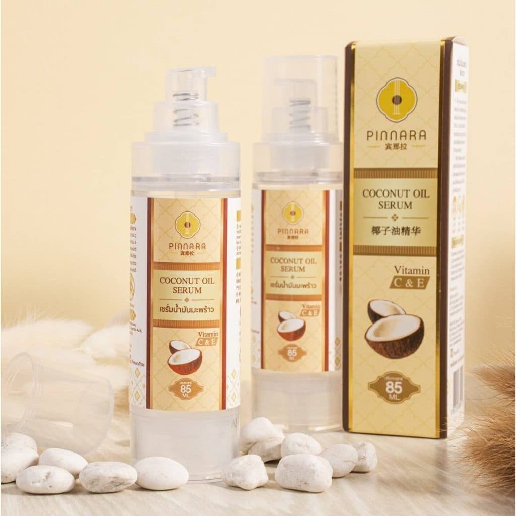 เซรั่มน้ำมันมะพร้าว พิณนารา : Pinnara Coconut Oil Serum /2ขวด รูปที่ 5