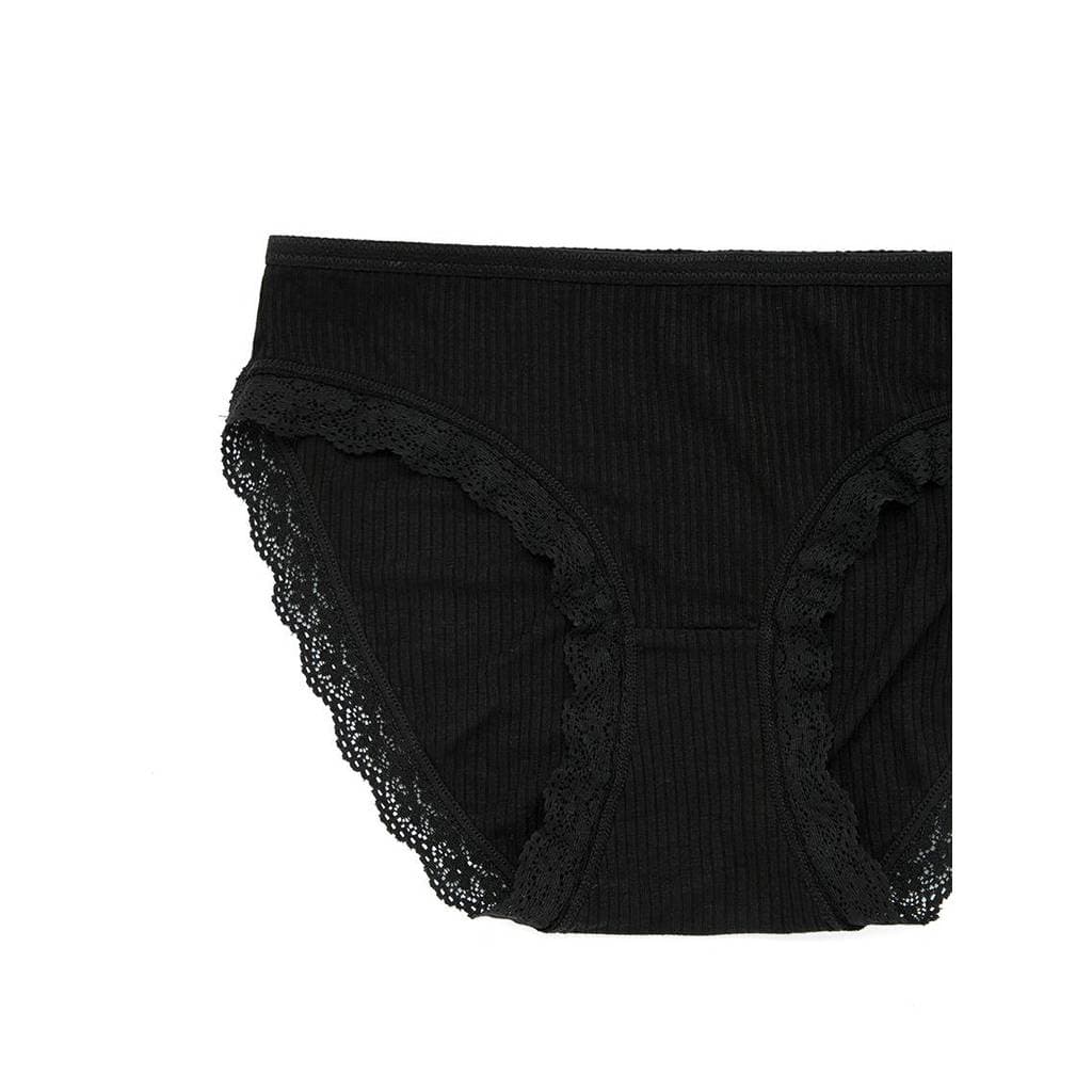 Sabina Panty Zone Everyday Series กางเกงในทรงบิกินี่ รหัส SUZ25020BK - สีดำ รูปที่ 3
