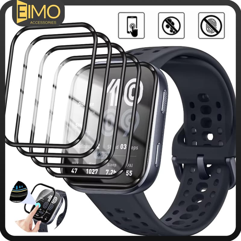 แก้วนิรภัย / ฟิล์มนุ่มไฮโดรเจล for Amazfit Bip 6 ฟิล์มป้องกัน Gores ตัวป้องกันหน้าจอ for Amazfit Bip 6 รูปที่ 1