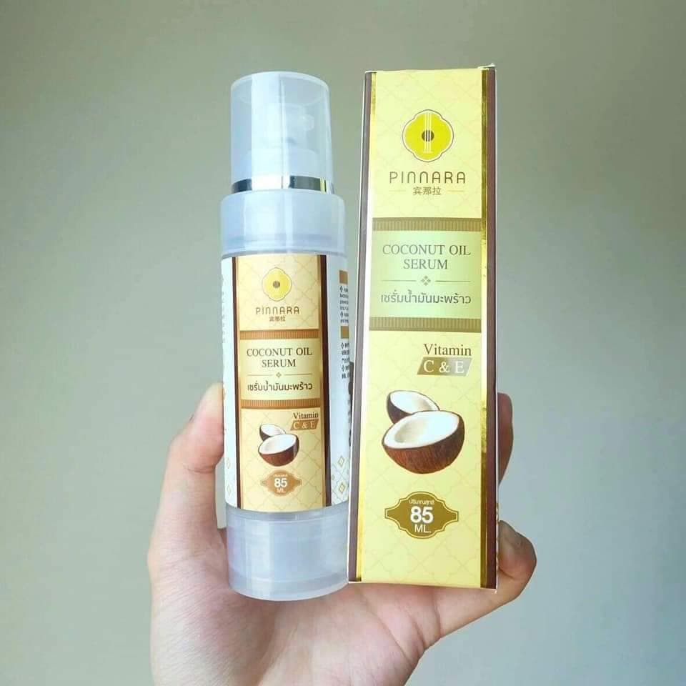 เซรั่มน้ำมันมะพร้าว พิณนารา : Pinnara Coconut Oil Serum /2ขวด รูปที่ 6