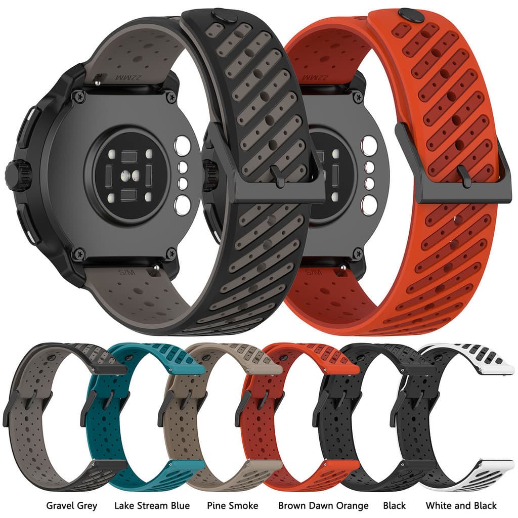 สายนาฬิกา 2สี Suunto Race 2 Run Race S 2 5 Peak 9 Peak Pro Vertical 2 1 22mm ดีไซน์เรียบหรู sport รูปที่ 1