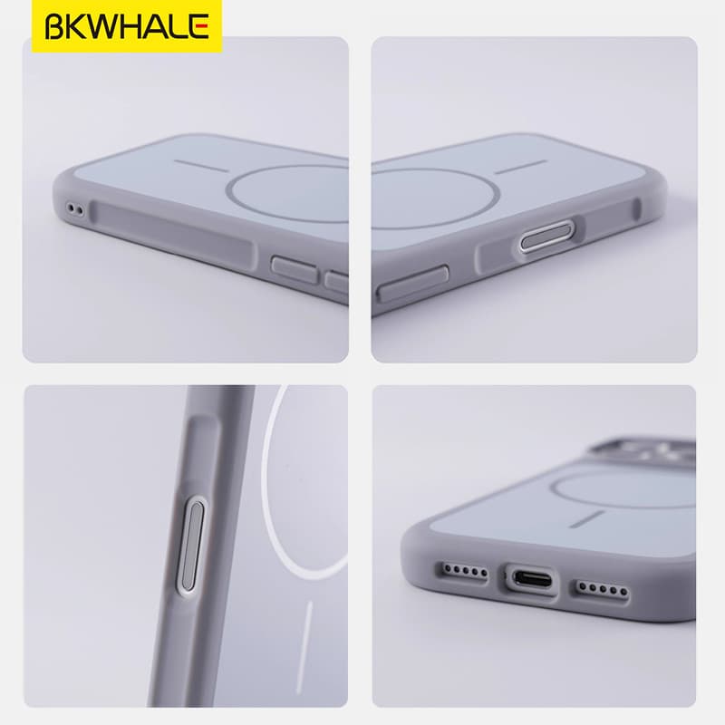 BKWHALE Magnetic Matteกันกระแทกเคสโทรศัพท์สําหรับiPhone 17 Pro Maxขอบซิลิโคนอ่อนนุ่ม + Hrad PCปกหลังสําหรับiPhone 17Airพรีเมี่ยมกันกระแทกป้องกันปลอก รูปที่ 8