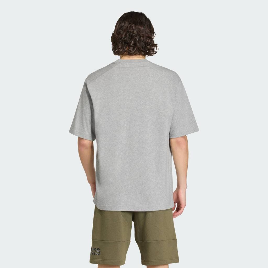 adidas Lifestyle DOODLE STAND-UP PADDLE GRAPHIC T-SHIRT Men Grey KB4903 รูปที่ 2