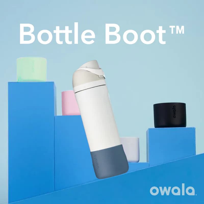 Owala FreeSip 16oz Protective Boot - ฝาครอบฐานดูดซับแรงกระแทก, การออกแบบกันลื่น, อุปกรณ์เสริมอย่างเป็นทางการ รูปที่ 4