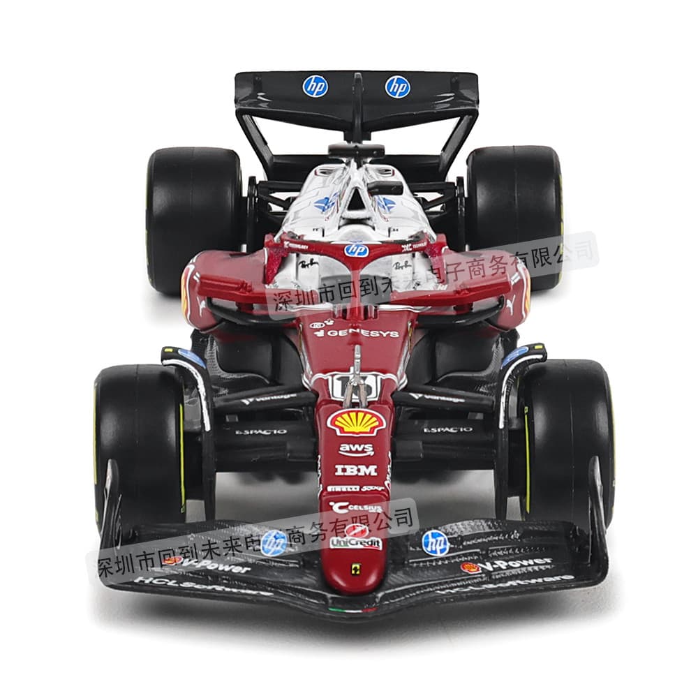 Bburago 1:43 ใหม่ F1 Ferrari SF25 Monza ตับพิเศษ #16 ชาร์ลส์ เลอเลอร์ซี & #44 Lewis Hamilton Alloy Die-Cast Racing Car Model เครื่องประดับสะสม รูปที่ 6