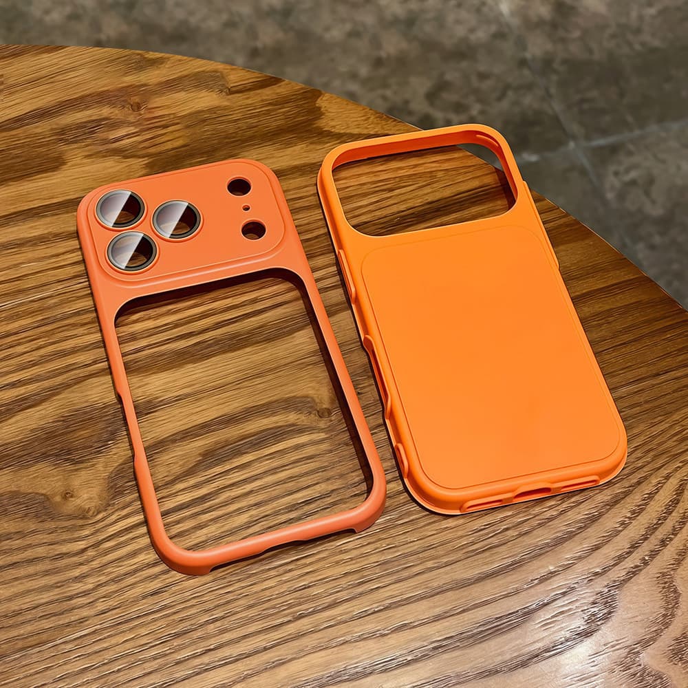 2 in 1 เคสไอโฟน 17 For iPhone 13 11 15 Pro Max เคส 16 12 14 Pro Max เคสไอโฟน15 air เคสโทรศัพท์ การปกป้องเลนส์ รูปที่ 2