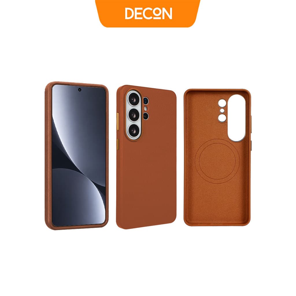 DECON DCPU-EX เคสลายหนัง PU รองรับชาร์จแม่เหล็ก สำหรับ S26U / S25U / Fold7 / Flip7 รูปที่ 8