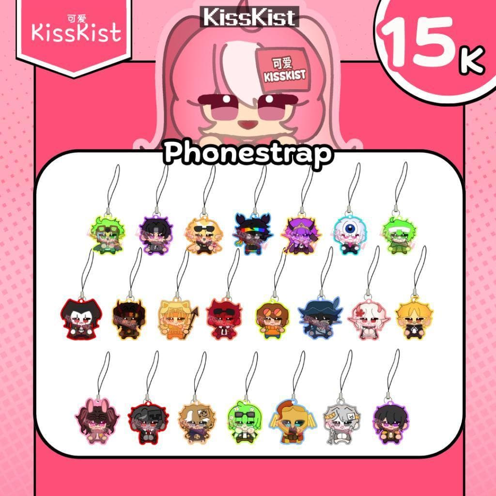 Ready Stock MCYT Fanmerch by KissKist | พวงกุญแจ สายโทรศัพท์ สติ๊กเกอร์ หมุด ชีวิตจักรวาลที่ไม่เสถียร รูปที่ 3