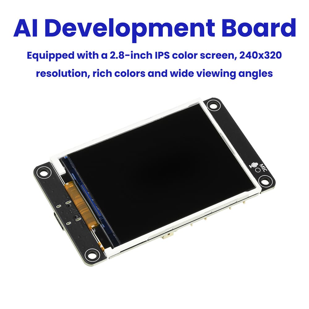 ESP32-S3 ES3C28P บอร์ดพัฒนา WiFi BT สมาร์ทจอแสดงผลหน้าจอ 2.8 นิ้วโมดูล TFT หน้าจอสัมผัสรองรับ XiaoZhi Type-C รูปที่ 4