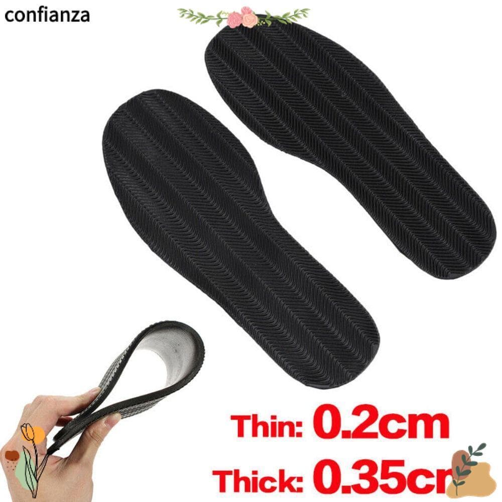 อุปกรณ์ซ่อมรองเท้า CONFIANZA, ยางทนต่อการสึกหรอติดบนพื้นรองเท้า, หนาปฏิบัติกันลื่น DIY พื้นรองเท้าติด รูปที่ 1