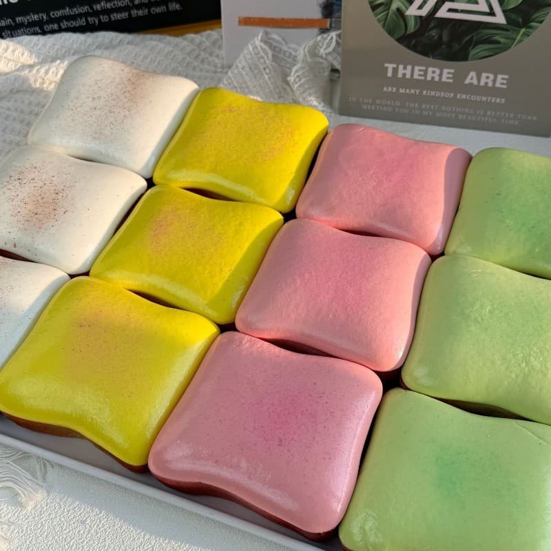 Big Toast Squishy ขนมปังที่เพิ่มขึ้นช้า Squishy ช้า Rebound ของเล่นบีบ Anti Stress Release Hand Relax ของเล่น รูปที่ 5
