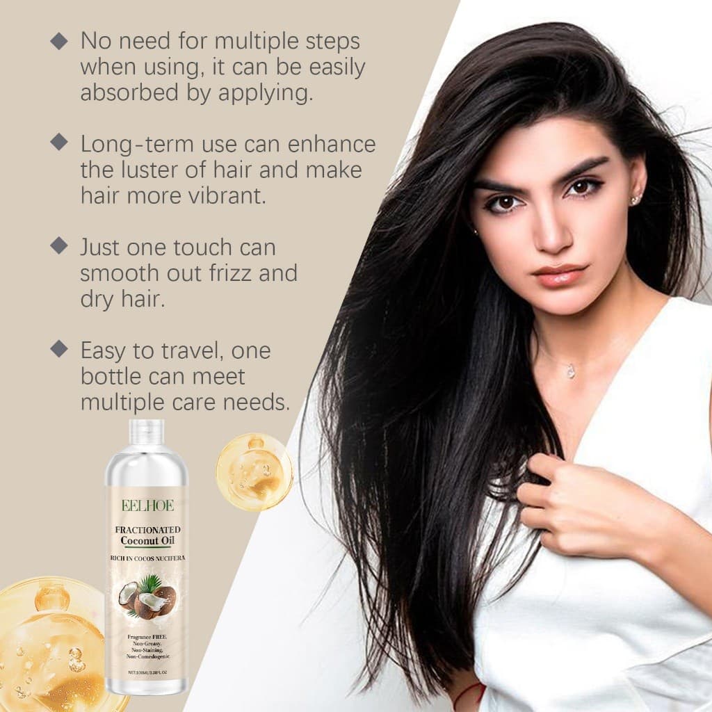 EELHOE Coconut Hair Oil 100ml เซรั่มน้ำมันมะพร้าว พิณนารา น้ำมันผมมะพร้าว บำรุงผม เซรั่มบำรุงเส้นผม เซรั่มบำรุงผมแห้ง รูปที่ 2