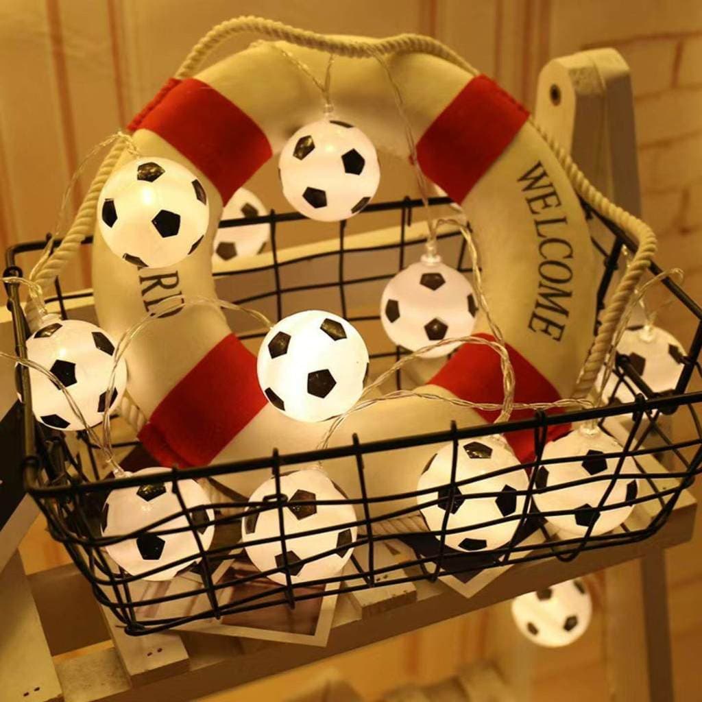 ไฟตกแต่งธีมฟุตบอล LED Football ตกแต่งผับ บาร์ ร้านอาหาร ของตกแต่งแฟนกีฬา รูปที่ 2