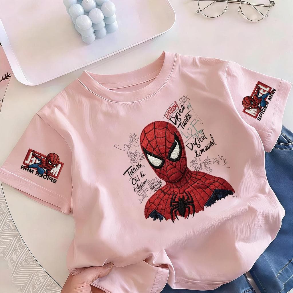 COD KIDS PRINCESS เสื้อยืดเด็กผู้ชาย ลายฮีโร่แมงมุม การ์ตูนเท่ๆ แขนสั้น ผ้าคอตตอน ใส่สบาย 2026 รูปที่ 6