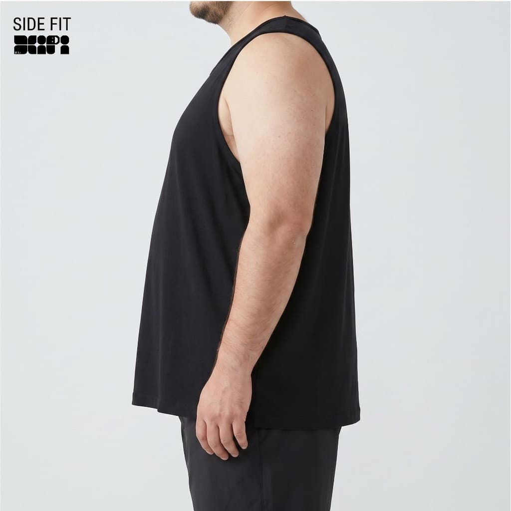 5XL 8XL ใหญ่พิเศษ เสื้อกล้ามผ้าไหมน้ําแข็งขนาดบวกสําหรับผู้ชายเสื้อกั๊กทรงหลวมแขนกุดแห้งเร็วระบายอากาศ รูปที่ 7