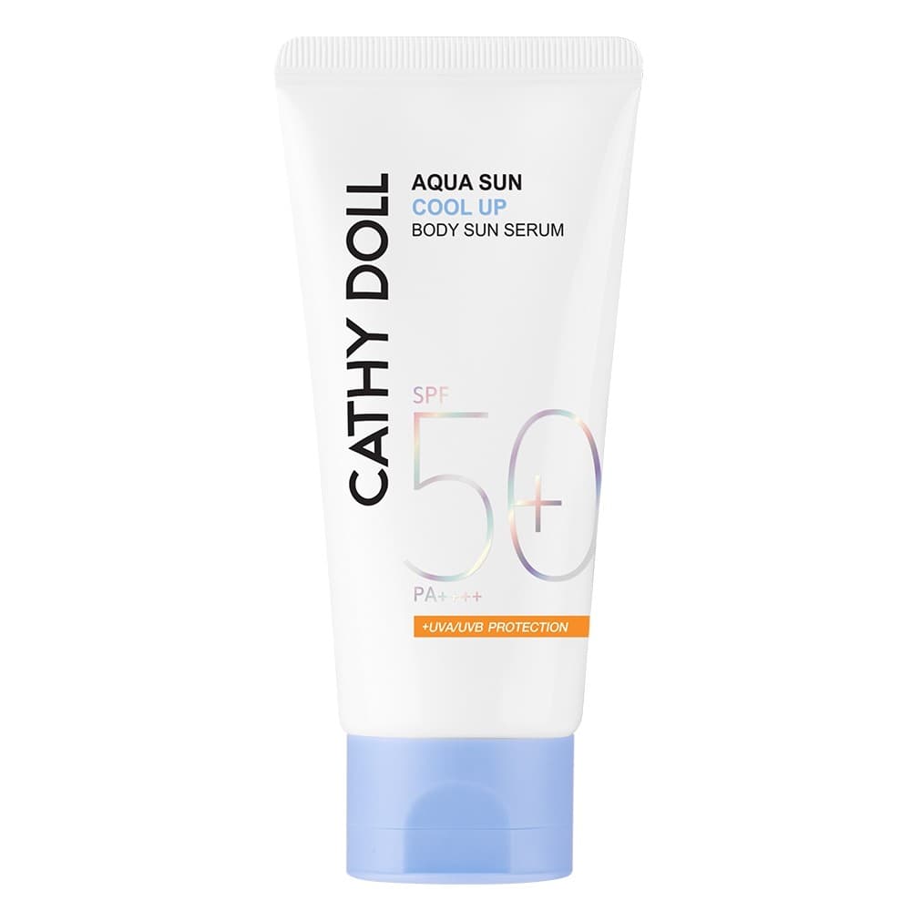 Cathy Doll Aqua Sun Cool Up Body Sun Serum SPF50 PA++++ 50ml/140ml เคที่ดอลล์ กันแดด สูตรเย็น เนื้อเซรั่ม รูปที่ 8