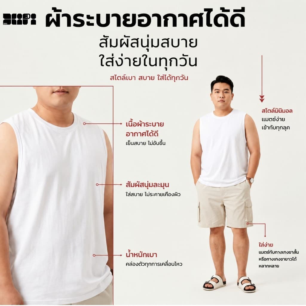 5XL 8XL ใหญ่พิเศษ เสื้อกล้ามผ้าไหมน้ําแข็งขนาดบวกสําหรับผู้ชายเสื้อกั๊กทรงหลวมแขนกุดแห้งเร็วระบายอากาศ รูปที่ 3