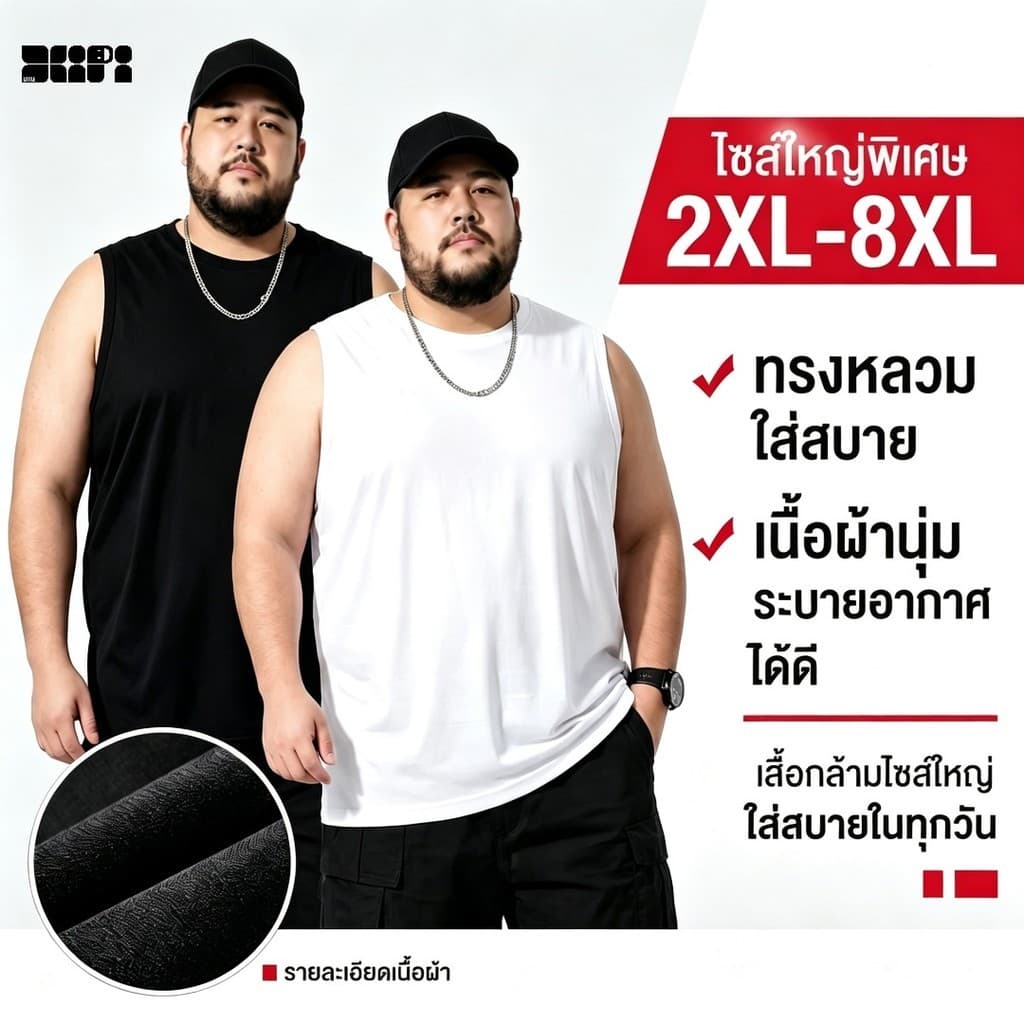 5XL 8XL ใหญ่พิเศษ เสื้อกล้ามผ้าไหมน้ําแข็งขนาดบวกสําหรับผู้ชายเสื้อกั๊กทรงหลวมแขนกุดแห้งเร็วระบายอากาศ รูปที่ 2