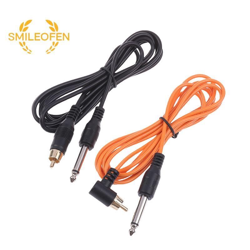 1Pc Tattoo Clip Cord PVC Tattoo Clip Cable Tattoo Machine สายไฟปากกาสักแหล่งจ่ายไฟใหม่ รูปที่ 6