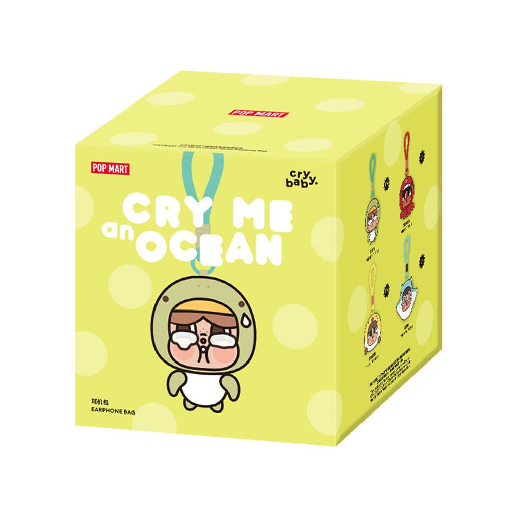 P POPMART CRYBABY Tears Flow เข้าสู่ Sea Series หูฟังกระเป๋า Mystery Box Gift รูปที่ 2