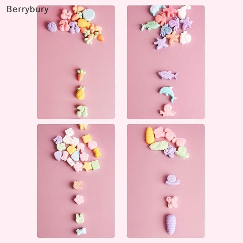 Berrybury ผสมผลไม้สัตว์ซิลิโคนช็อกโกแลตแม่พิมพ์ปลา Fudge Candy Jelly Mould เรขาคณิตหัวใจเค้กตกแต่งเบเกอรี่ถาดน้ําแข็งของขวัญใหม่ รูปที่ 6