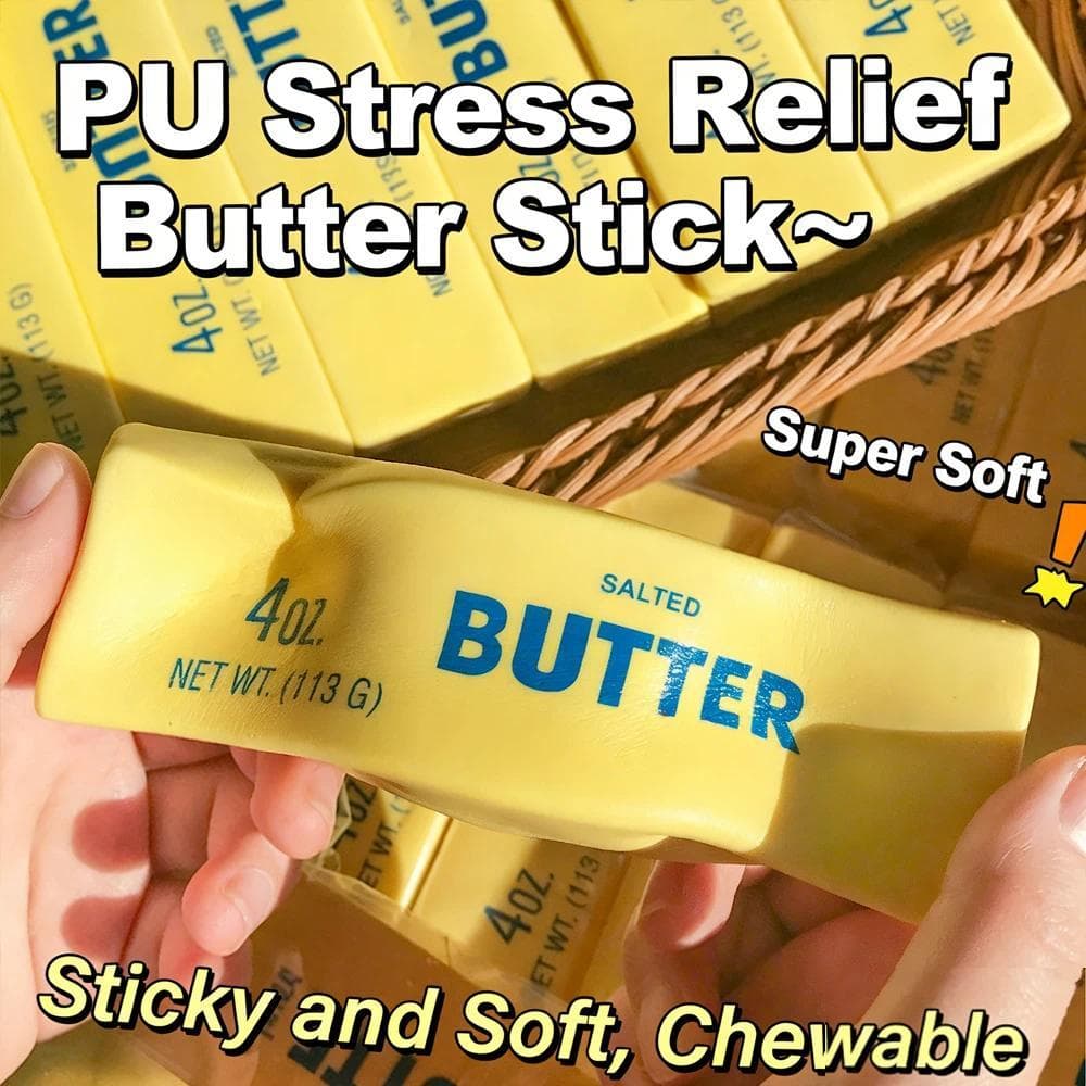 ท้องถิ่น4 ชิ้น 23.5 ซม.บีบของเล่น Butter Stick Squishy ของเล่นช้า Rising Fidget ความเครียดบรรเทาบีบบาร์อิฐ Soft Sensory ความวิตกกังวลออทิสติกของขวัญสําหรับเด็กผู้ใหญ่ รูปที่ 4