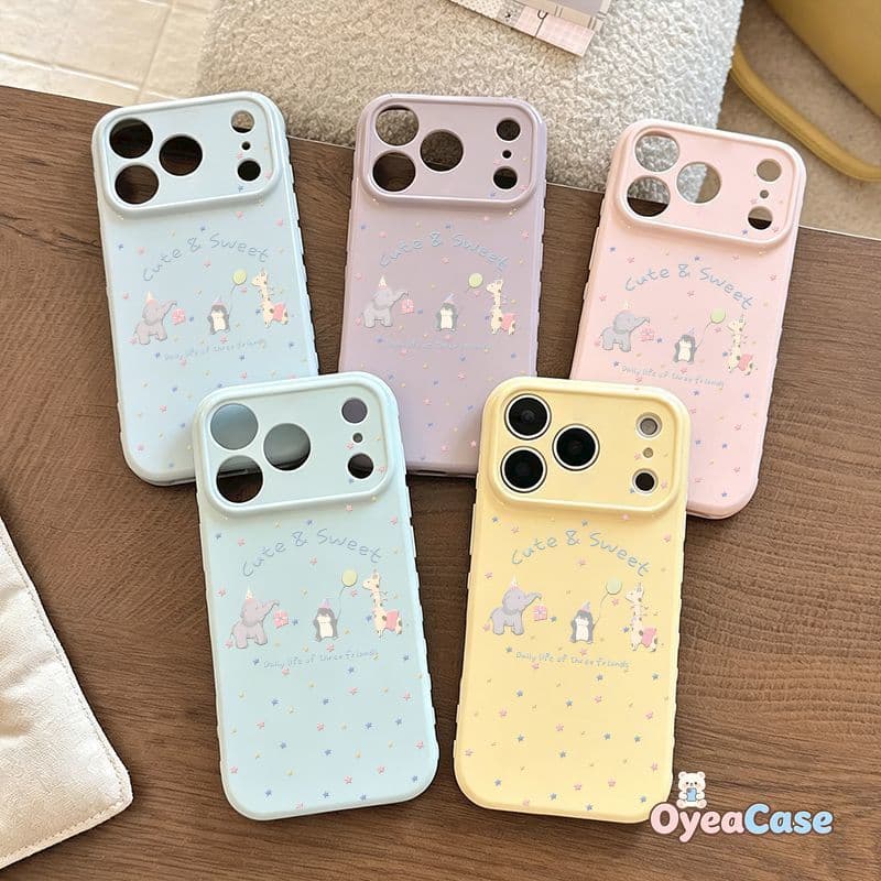 ฤดูใบไม้ผลิสัตว์ Paradise Side Hearts สําหรับ Vivo X300 X300S X200 FE Pro Mini X200S X200T X100 X100S X90 X90S Pastel Candy สี Soft 3D Hearts ปลอกหญิง รูปที่ 4
