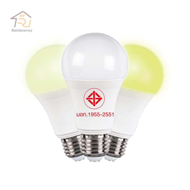 รุ่นใหม่2026 แพ็ค 10 ชิ้น ยิ่งคุ้ม หลอดไฟ LED แสงไฟสีขาว ทรงกลมขั้ว E27 AC 220V~50Hz 24W 18W 15W 12W 9W 7W 5W 3W รูปที่ 9