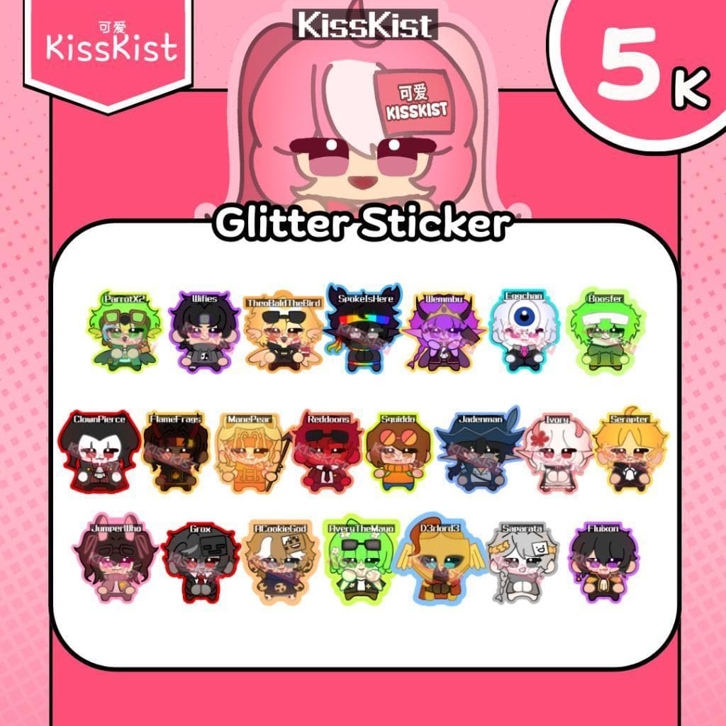 Ready Stock MCYT Fanmerch by KissKist | พวงกุญแจ สายโทรศัพท์ สติ๊กเกอร์ หมุด ชีวิตจักรวาลที่ไม่เสถียร รูปที่ 2