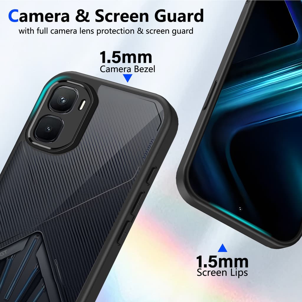 เคส For infinix GT 50 Pro 5G / Smart20 เคส กันกระแทก ฝาหลังแข็ง ส่งจากไทย Frosted Case 054 รูปที่ 6