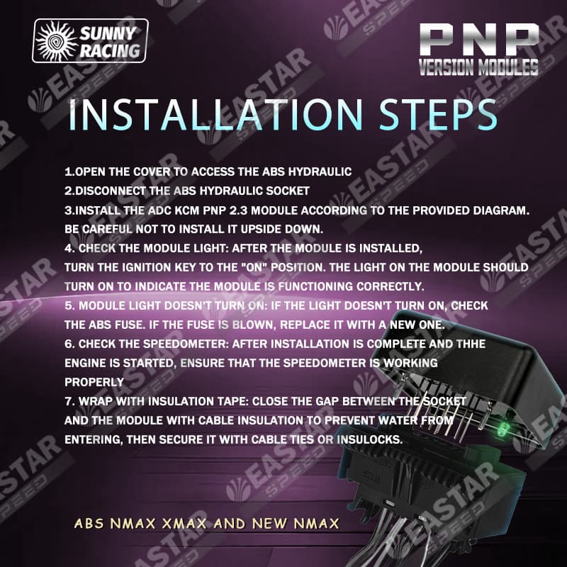 โมดูล ABS สําหรับ Nmax, Xmax และรุ่น Nmax เปลี่ยนโมดูล ABS PNP พิเศษ รูปที่ 7