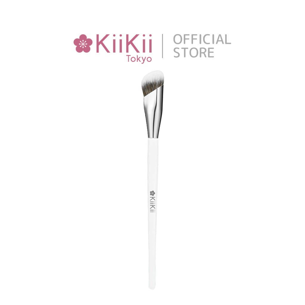 KiiKii Beauty แปรงรองพื้นแบบมุมเฉียง แปรงรองพื้นหัวทุยส์ เสริมจุดเฉพาะทาง ปกปิดดีด เนื้อขนนุ่ม ใช้งานลื่น รูปที่ 9