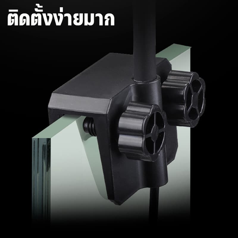 COD โคมไฟตู้ปลา WRGB 8/13W ปรับมุมได้ 360° คลิปกันน้ำ เลี้ยงพืชน้ำ ปลอดภัย แรงดันไฟต่ำ ไฟสว่าง สีสันสดชัด รูปที่ 4